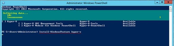 Windows Server 2012 PowerShell ile Hyper-V Kurulumu