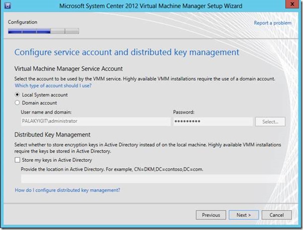 System Center Virtual Machine Manager 2012 Kurulumu