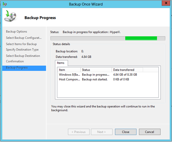 Windows Server 2012 Hyper-V Backup ve Recover