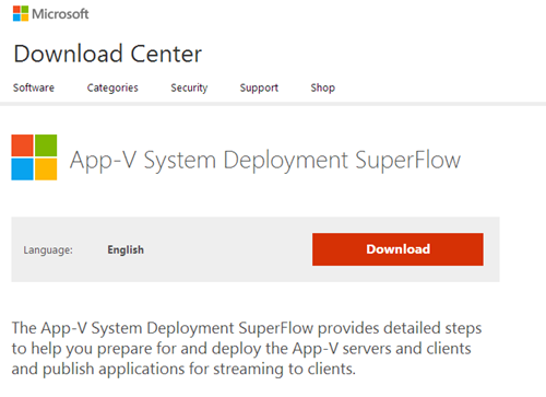 App-V System Deployment SuperFlow ile App-V Dağıtım ve Planlama