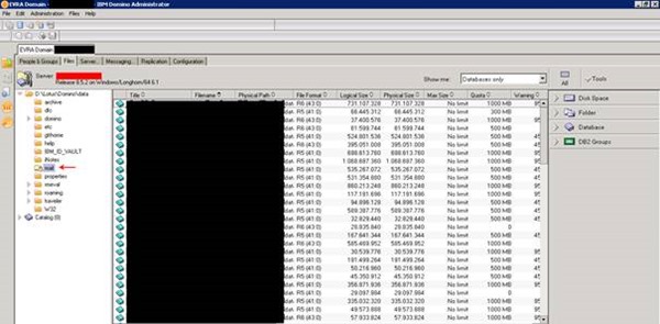 Domino Server 8.5 Mail Klasörünün Üzerinde Bulunan Kilit İşaretinin Kaldırılması