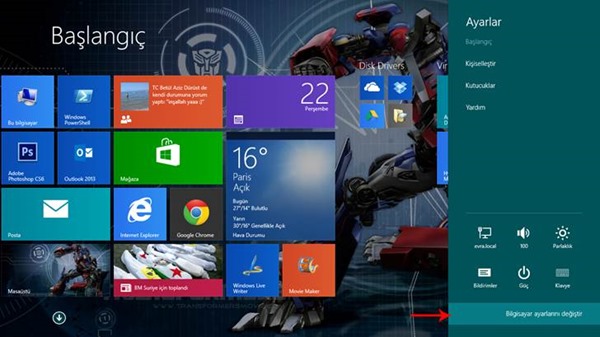 Windows 8.1 Kilit Ekranı Görselini Değiştirmek